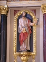Statue du maître autel de l'église : Saint Pierre