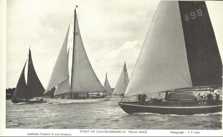 Bateau de plaisance dit Oiseau de Feu, ex Fire Bird X, ex Flamme II, ex Vindilis II