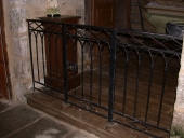 Clôture des fonts baptismaux