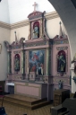 Retable latéral nord avec autel et tabernacle