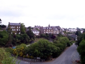 Alignement de maisons, rue de la Croix des Marins (Saint-Briac-sur-Mer)