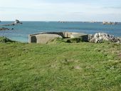 Encuvement pour une pièce de 47 mm, Pointe de Guerzit (Santec)