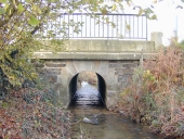 Pont, route départementale 104, près de la Gauminière (Torcé)