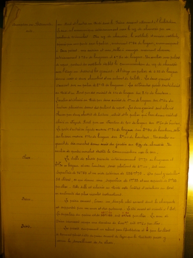 Ancienne école des filles, rue du stade (Saint-Georges-de-Chesné fusionnée en Rives-du-Couesnon en 2019)