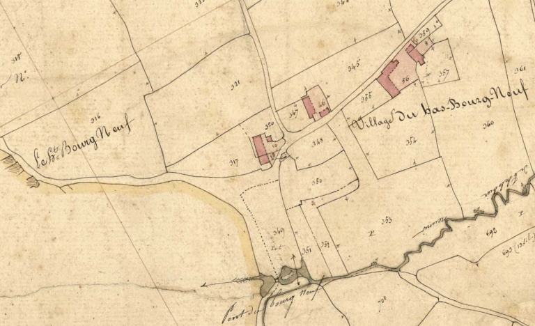 Ecart, le Bourgneuf (La Baussaine)