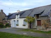 Alignement de maisons, la Crochardais (Pipriac)