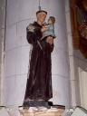 Statue : saint Antoine de Padoue ; culot