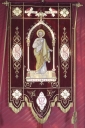 Bannière de procession : Immaculée Conception, Saint Pierre