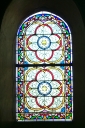 Verrières (grisaille décorative) des baies 1 et 2