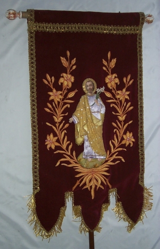 Bannière de procession : saint Joseph