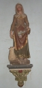 Statue sur socle : sainte Germaine Cousin