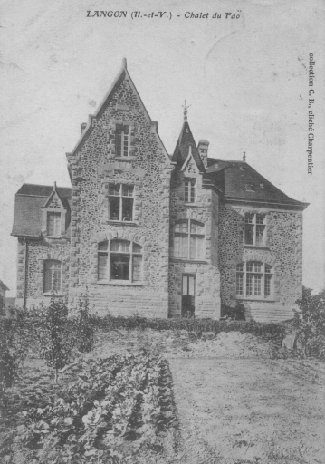 Manoir du Faulx, actuellement demeure, Grande Rue (Langon)