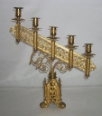 Paire 3 de chandeliers d'église