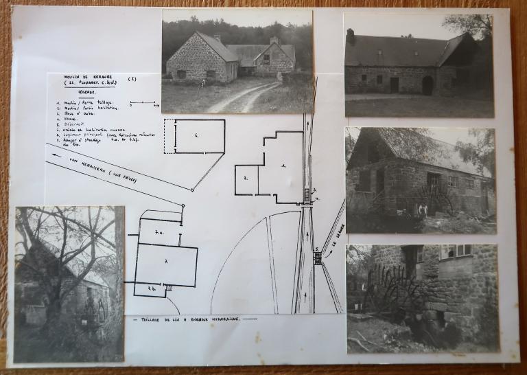 Moulin à farine puis teillage, Moulin de Keranré [Keranraiz ; Keranraix] (Le Vieux-Marché)