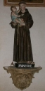 Statue sur culot : Saint Antoine de Padoue et l'Enfant
