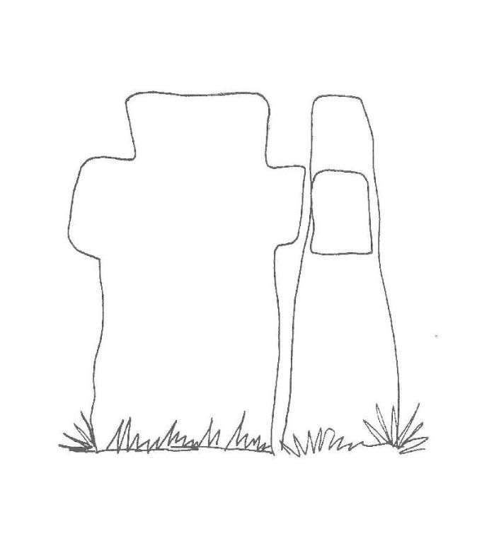 Croix de chemin dite Croas Teo, Prat ar Belec (Plounévez-Lochrist)