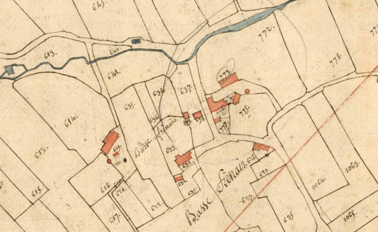 Ecart, la Basse Fresnais (Visseiche)