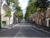 Avenue du Cimetière, actuellement avenue Gros-Malhon (Rennes)