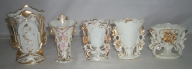 Ensemble de 5 vases d'autel