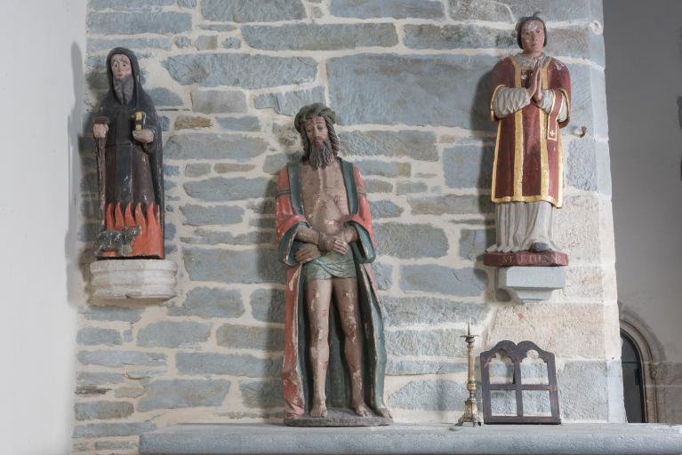 Statue : Ecce homo, chapelle Saint-Anne (Cléguérec)