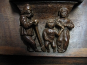 Collégiale Notre-Dame : stalle 14