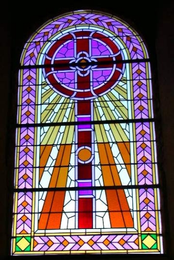 Ensemble de 3 verrières décoratives des baies 5, 6, 8