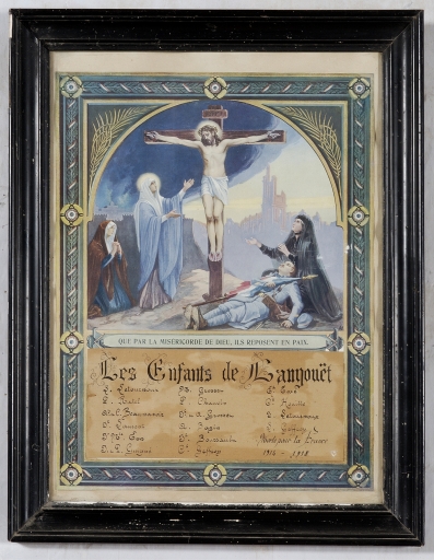 Tableau commémoratif des morts de la guerre 1914-1918