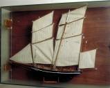 Maquette ex-voto de bisquine, dite LA CONFIANCE