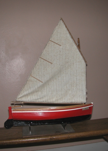 Maquette de bateau de plaisance : la "Denise"
