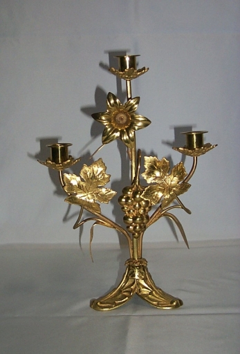 Ensemble de 4 chandeliers d'église