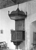 Chaire à prêcher, ancienne collégiale, actuellement église Sainte-Marie-Madeleine (Champeaux)