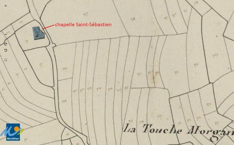 Chapelle Saint-Sébastien, les Haies (Sérent)