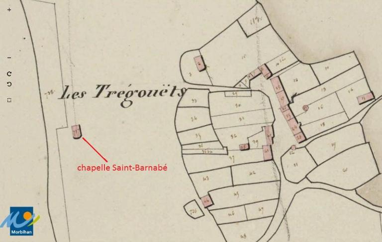 Chapelle Saint-Barnabé, les Trégouëts (Sérent)