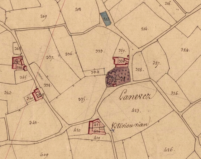 Ancienne église tréviale dite chapelle Saint-Jacques de Lannevez (Ploubazlanec)