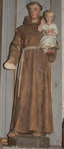 Statue : Saint Antoine de Padoue et l'Enfant