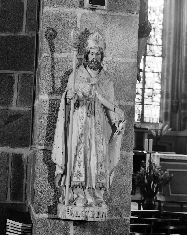 Statue : Saint Éloi, église paroissiale Saint-Hervé (Lanhouarneau)