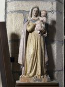 Statue : Vierge à l'Enfant, église Notre-Dame (Missiriac)