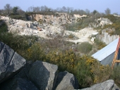 Carrière de granite du Houx dite Richard, puis carrière de granite et usine de taille de matériaux de construction Cocheril, puis Société Pléven-Gicquel, actuellement GraniBat, les Houx (Languédias)