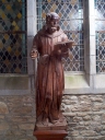 Statue, socle (grandeur nature) : saint Léonard (?)