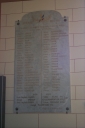 Tableau commémoratif des morts de la guerre 1914-1918 et de la guerre 1939-1945