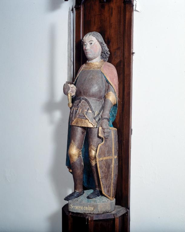 Statue (petite nature) : saint Symphorien