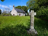 Croix de la chapelle Saint-André dite Croaz ar beret ar Sauz, La Ville Blanche (Rospez)