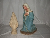 Groupe sculpté : Vierge