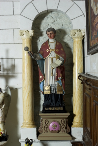 Ensemble de deux statues : saint Mathurin et Immaculée Conception