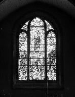 Ensemble de 9 verrières à personnages, église paroissiale Saint-Pierre, Saint-Paul (Ruffiac)