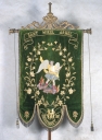 Bannière de procession de saint Michel