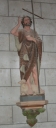 Statue sur socle : saint Jean-Baptiste