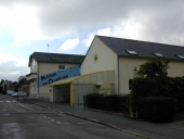 Ancienne usine de pâtes alimentaires actuellement maison de quartier Francisco-Ferrer, rue de Montaigne (Rennes)