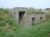 Bunker - abri et niches à munitions, Pointe Saint-Samson, Pierre Double (Plougasnou)