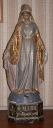 Statue couronnée sur socle : Vierge, dite Consolatrice des affligés